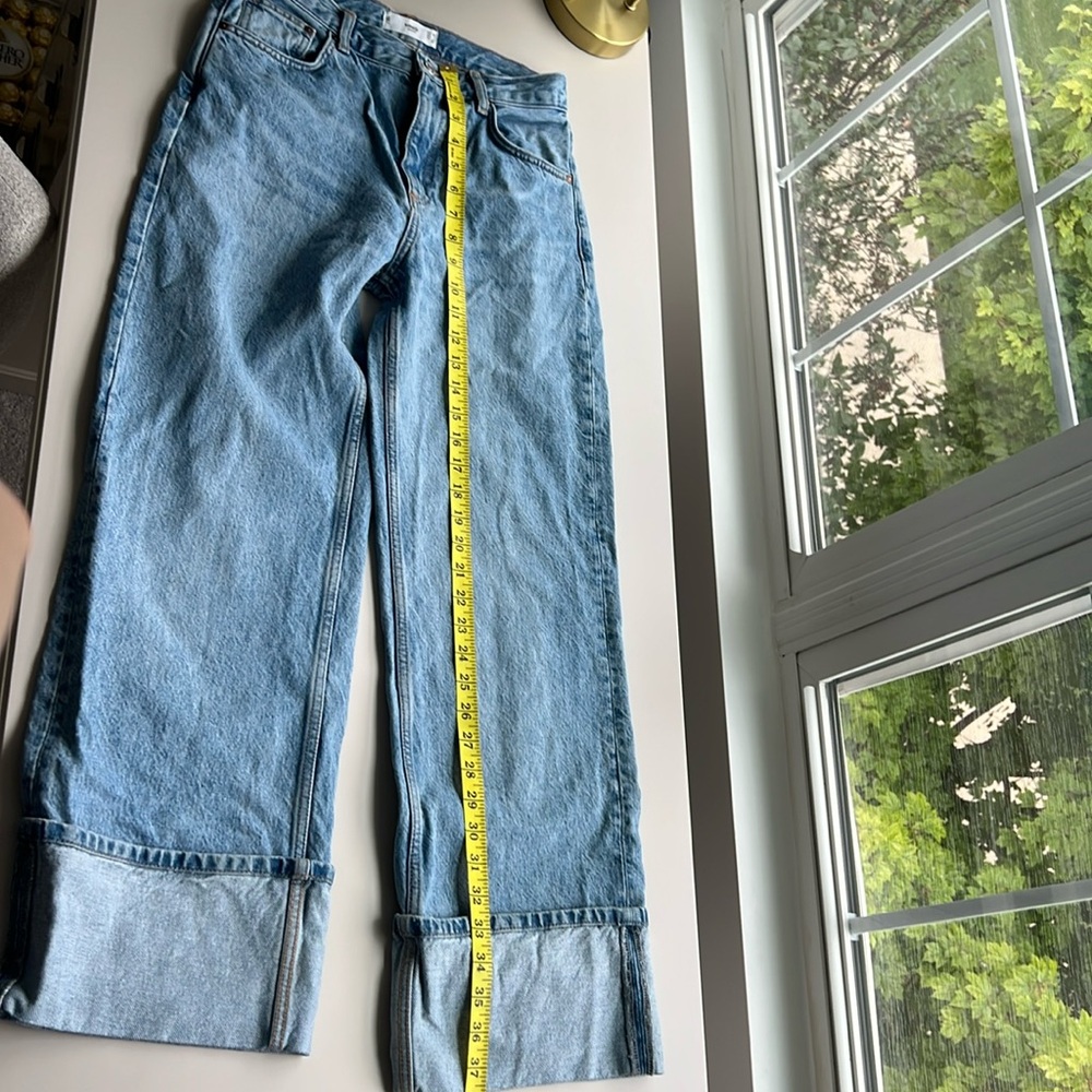 Mango Light Blue Ankle & Cropped Jeans